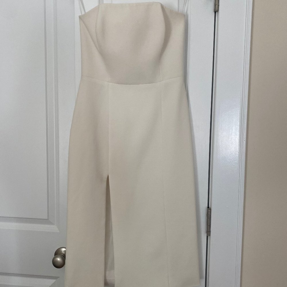 Nomi Fame Strapless White Dress - Size Small - Picture 1 of 3
